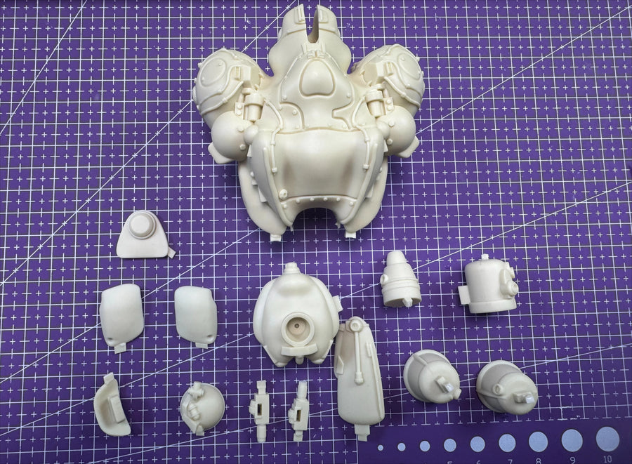 Sci-Fi Mechanical Robot Dog/Animal Figure 1/20 Resin Model Kit - resin model view 2