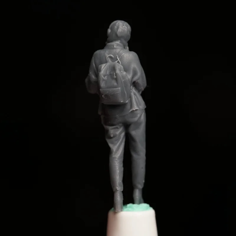 1/64 School Girl Reading, Resin Model Figure Kit, Anime Theme, Unassembled and Unpainted