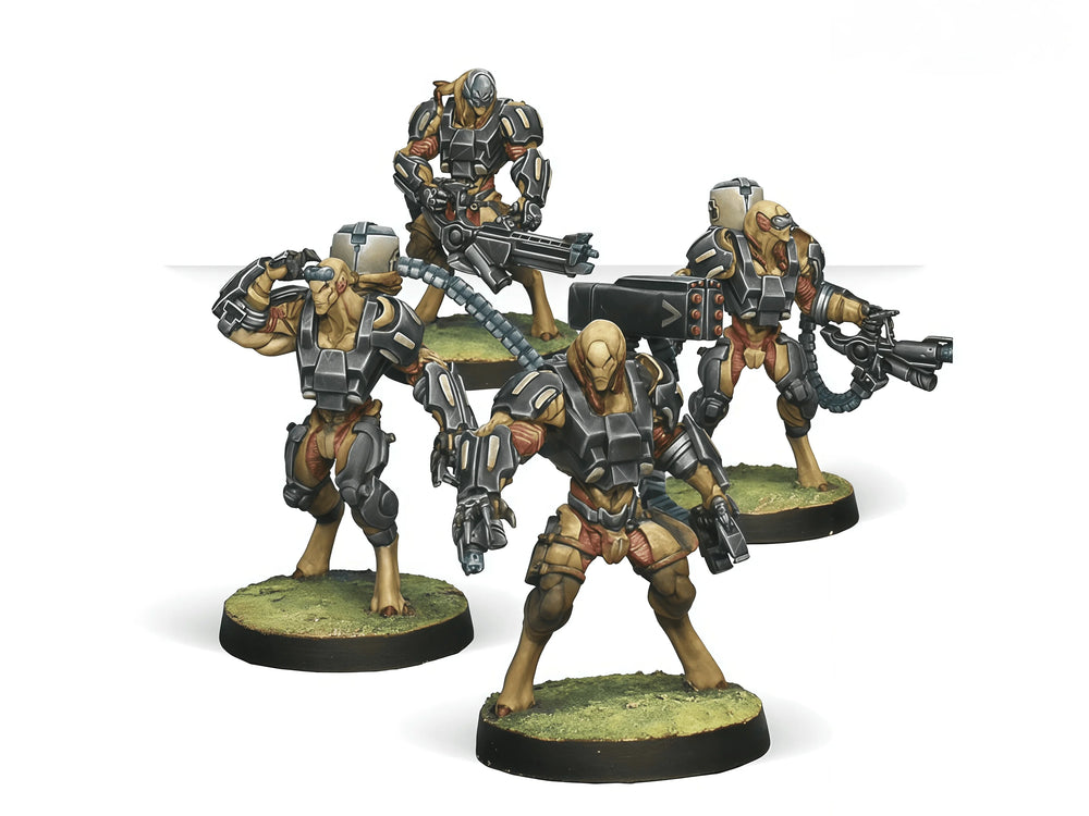 40mm Chess Warriors, 3 Figures, Resin Model Figure Kit, Fantasy Theme, Unassembled and Unpainted