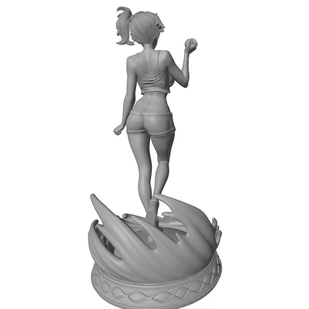 1/24 Pin-up with Sphere, Resin Model Figure Kit, Unassembled and Unpainted