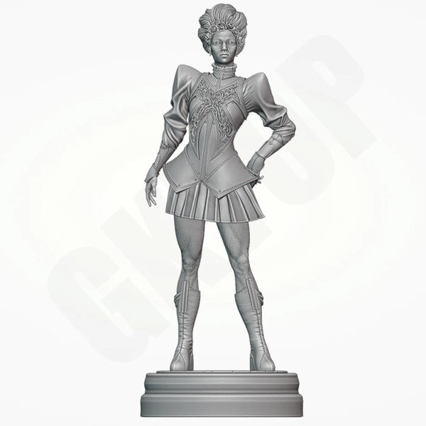 1/24 Warrior Captain, Resin Model Figure Kit, Fantasy Theme, Unassembled and Unpainted