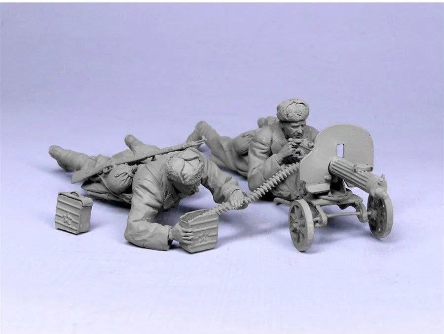 1/35 WWI Infantry Set, 6 Figures, Resin Model Figure Kit, Unassembled and Unpainted