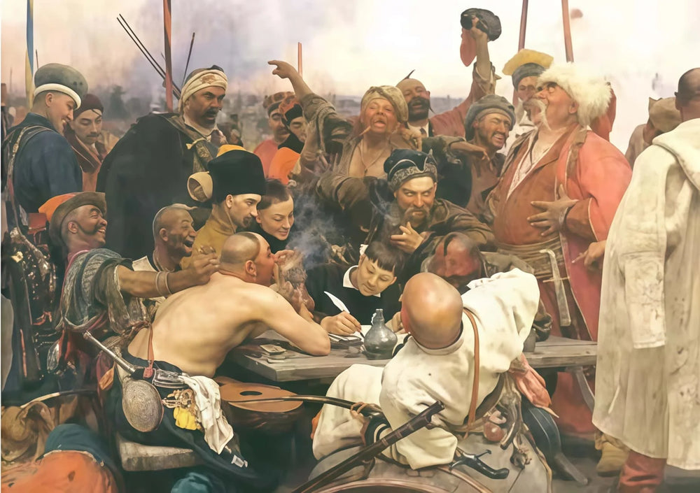 1/24 17th Century Cossack & Ottoman, 12 Figures, Resin Model Diorama Kit, Military Theme, Unassembled and Unpainted