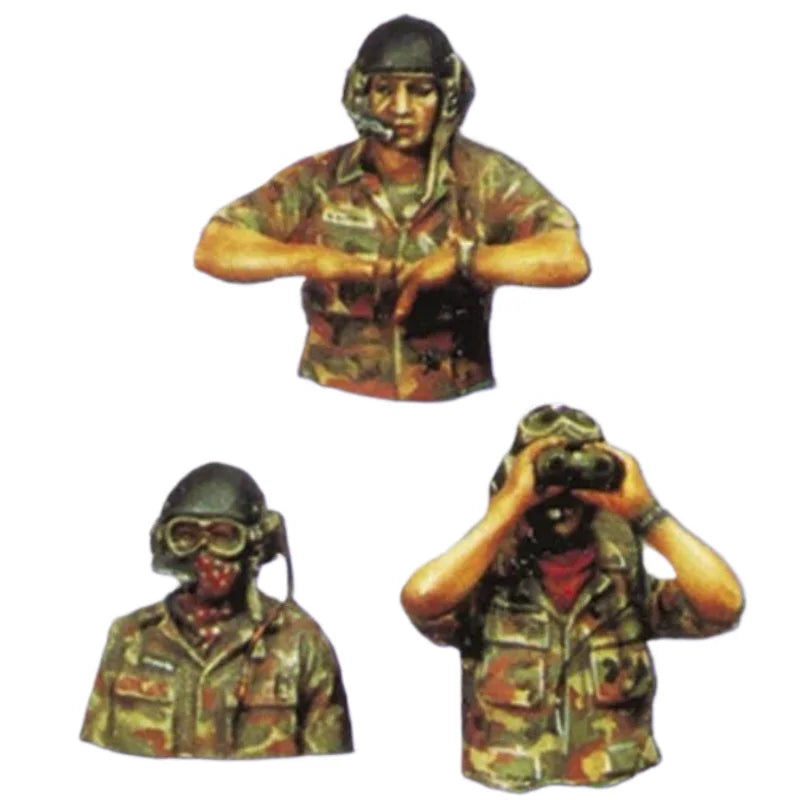 1/35 WWII American Tank Soldier, Resin Model Figure Kit, Unassembled and Unpainted