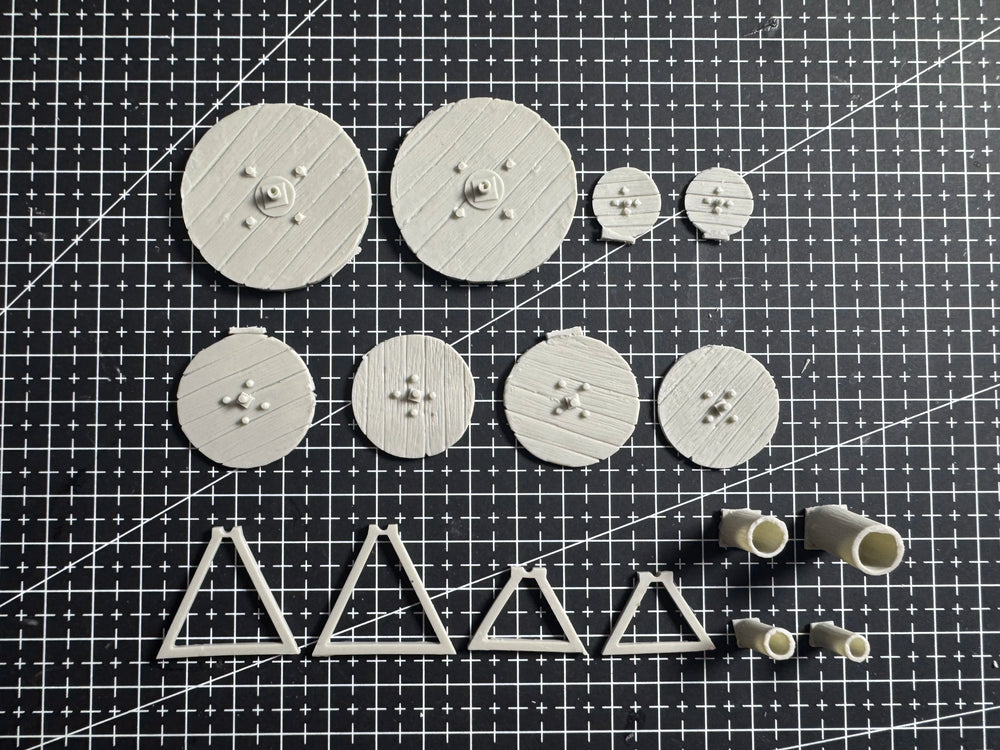 1/35 WWII Cable Reel and Communication Equipment, Resin Model Accessory Kit, Unpainted