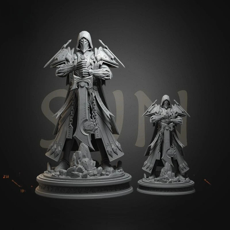 150mm Saint Knight, Resin Model Figure Kit, Fantasy Theme, Unassembled and Unpainted