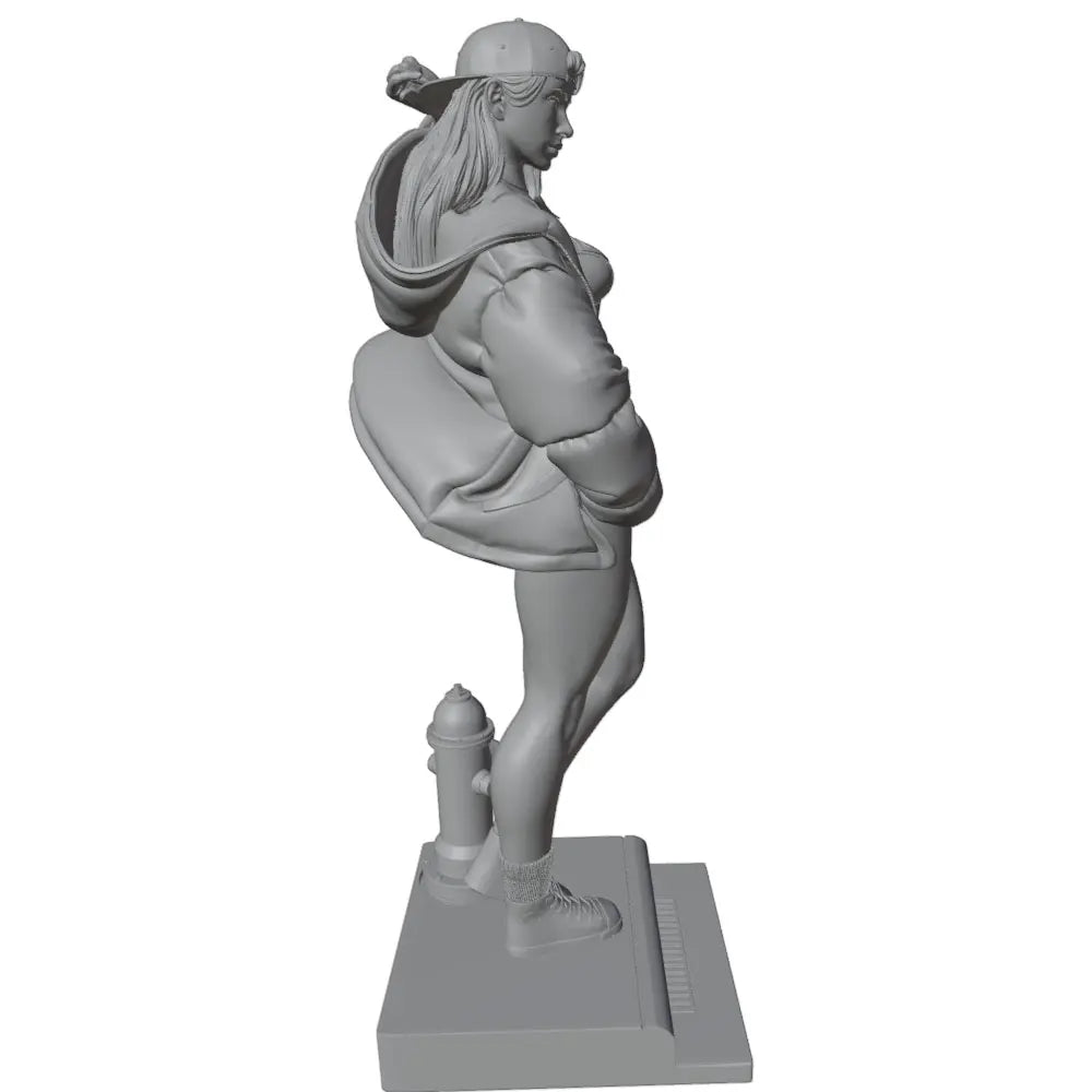 1/24 Sexy Girls Athletic Models, 4 Figures, Resin Model Figure Kit, Unassembled and Unpainted