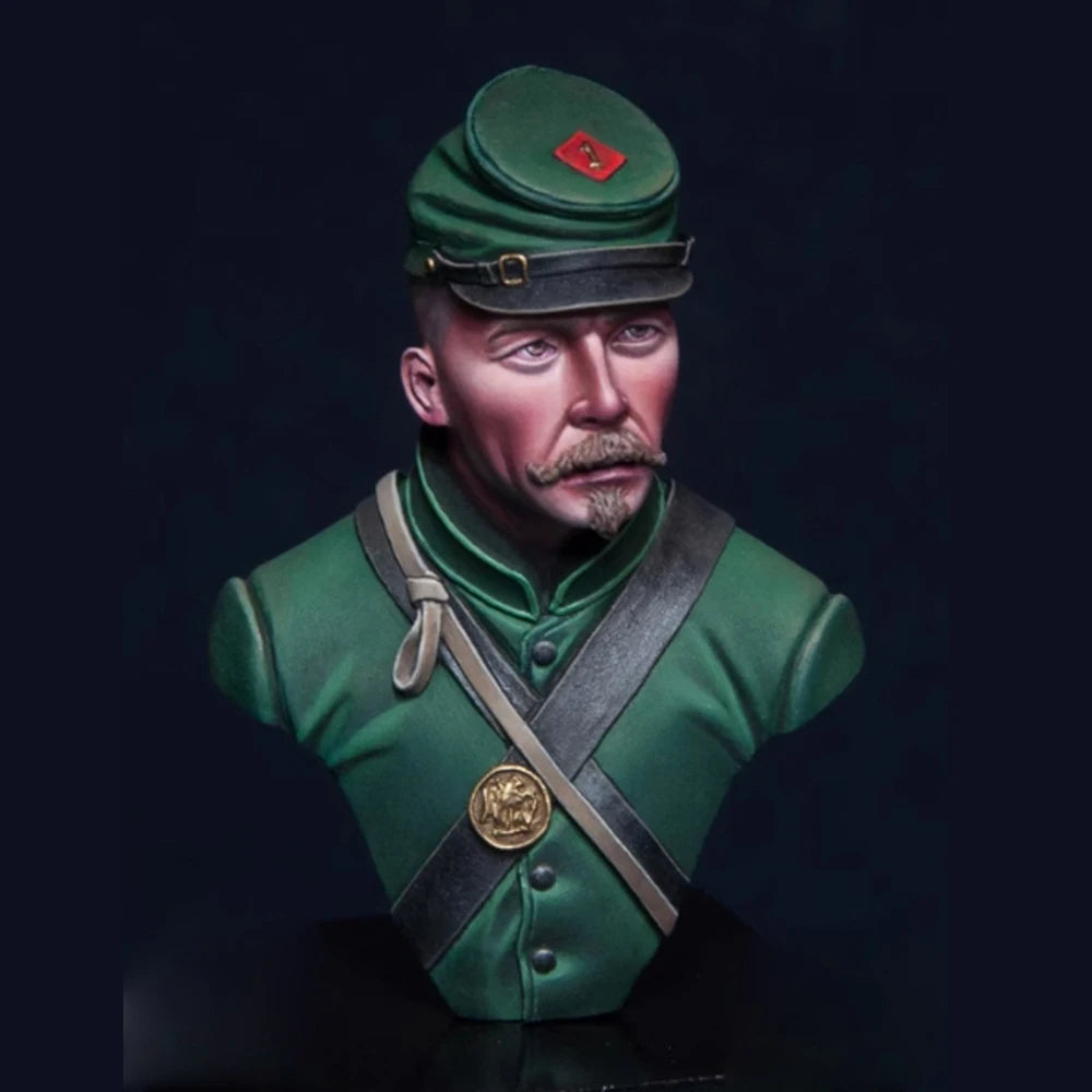 1/16 WWI German Sharpshooter, Resin Model Bust Kit, Unassembled and Unpainted