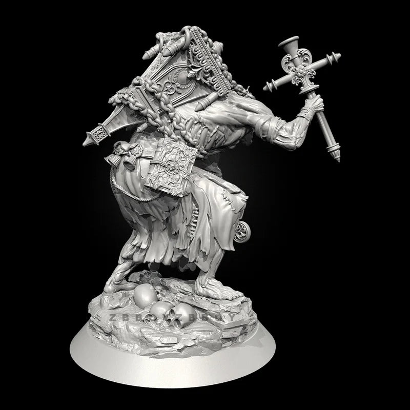 50mm Guardian of the Undead, Resin Model Figure Kit, Fantasy Theme, Unassembled and Unpainted