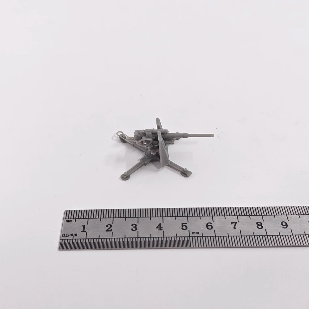 1/144 WWII German Flak 36 88mm Gun, Resin Model Vehicle Kit, Unassembled and Unpainted