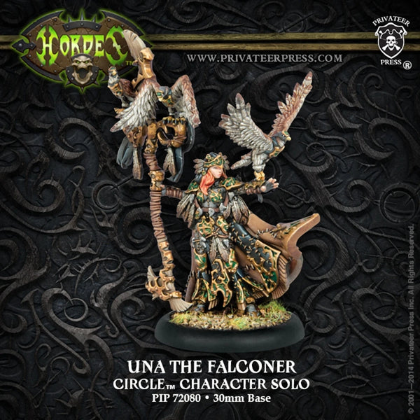 30mm Una the Falconer, Resin Model Figure Kit, Fantasy Theme, Unassembled and Unpainted
