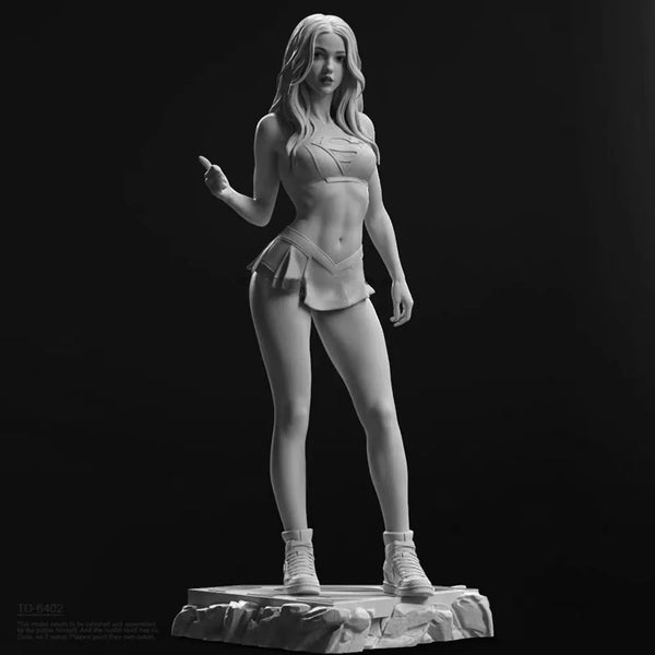 75mm Supergirl, Resin Model Figure Kit, Unassembled and Unpainted