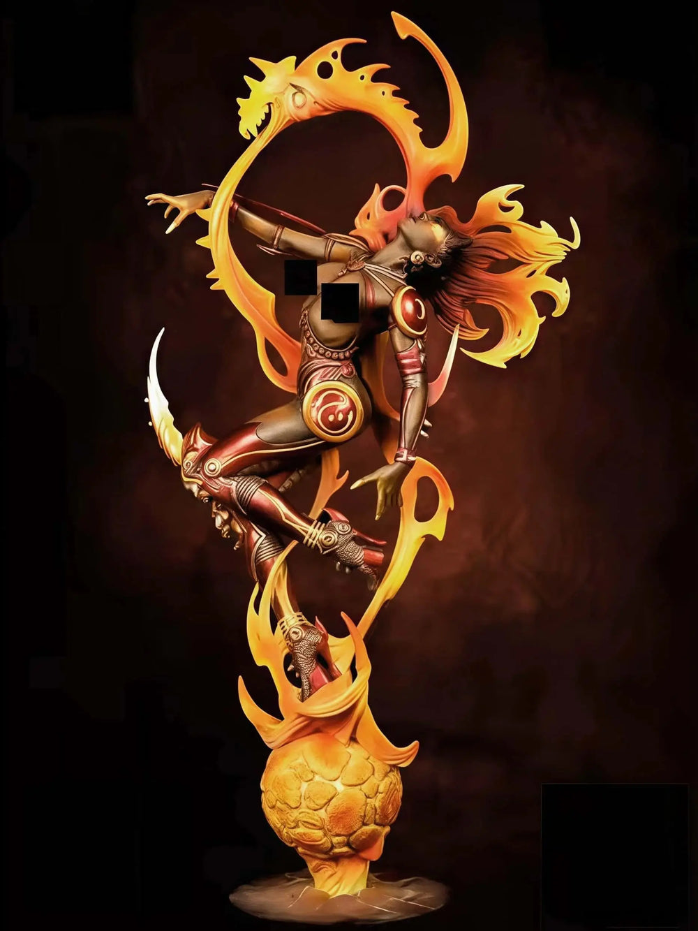 1/9 Fire Warrior, Resin Model Figure Kit, Fantasy Theme, Unassembled and Unpainted