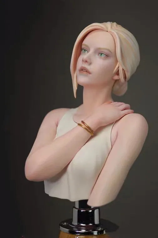 Contemporary Female Portrait, Resin Model Bust Kit, Unassembled and Unpainted