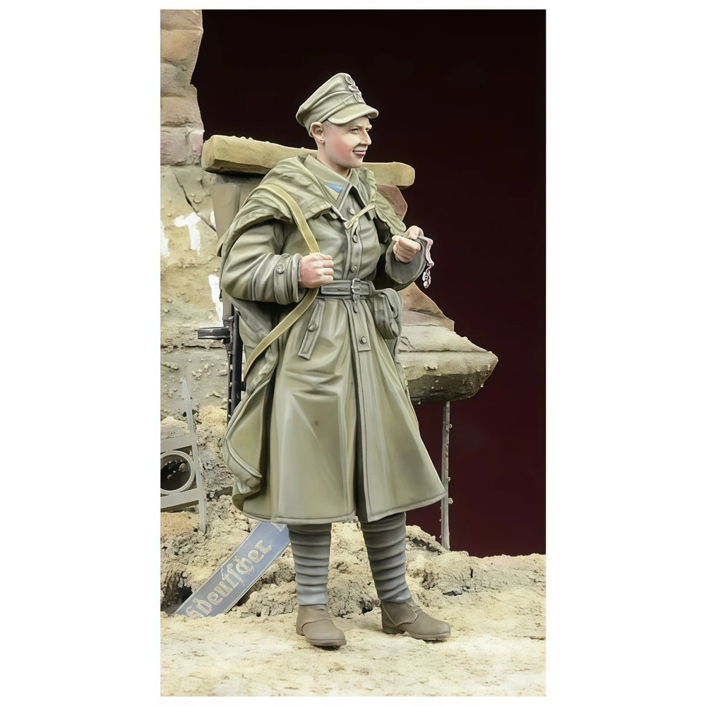 1/35 WWI Polish Light Infantry, Resin Model Figure Kit, Unassembled and Unpainted