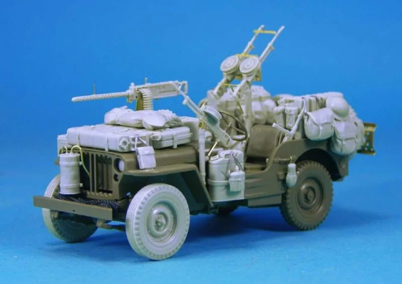 1/35 Modern SAS Land Rover, Resin Model Vehicle Kit, Unassembled and Unpainted
