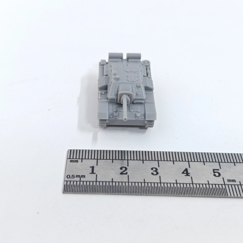 1/144 WWII Soviet SU-76i Assault Gun, Resin Model Vehicle Kit, Unassembled and Unpainted