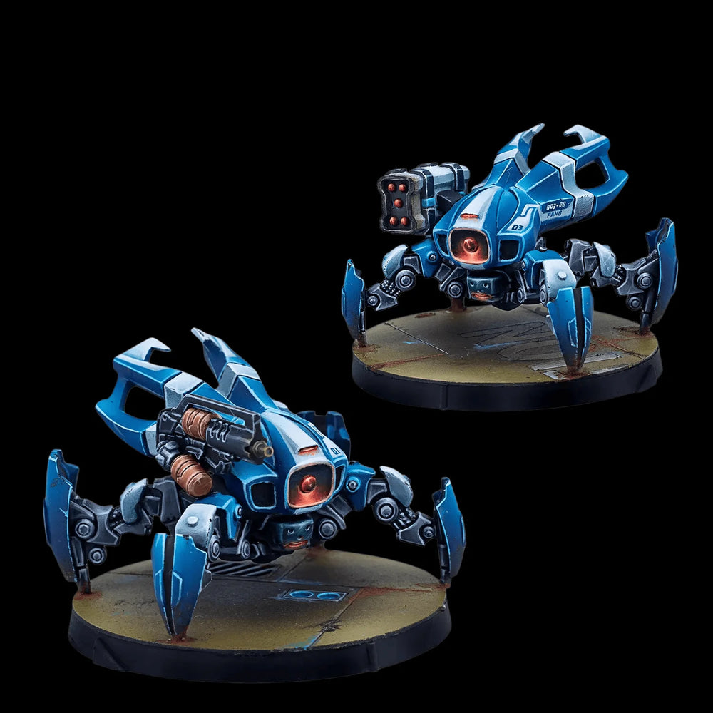 Quadruped Mecha Vehicles, 2 Figures, Resin Model Vehicle Kit, Sci-Fi Theme, Unassembled and Unpainted