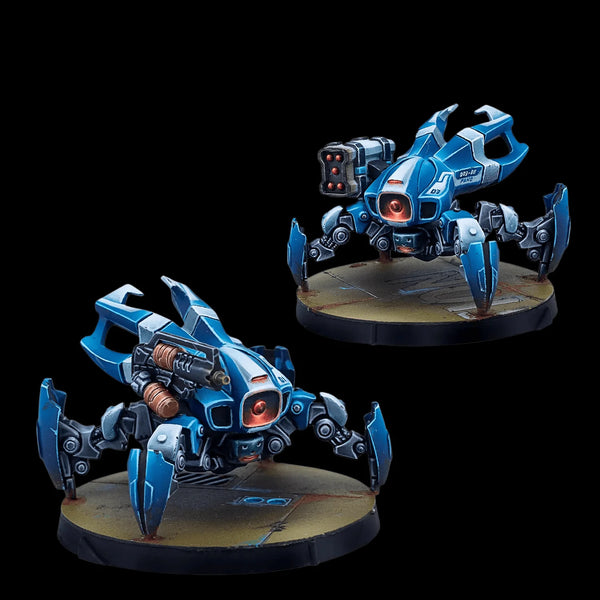 Quadruped Mecha Vehicles, 2 Figures, Resin Model Vehicle Kit, Sci-Fi Theme, Unassembled and Unpainted