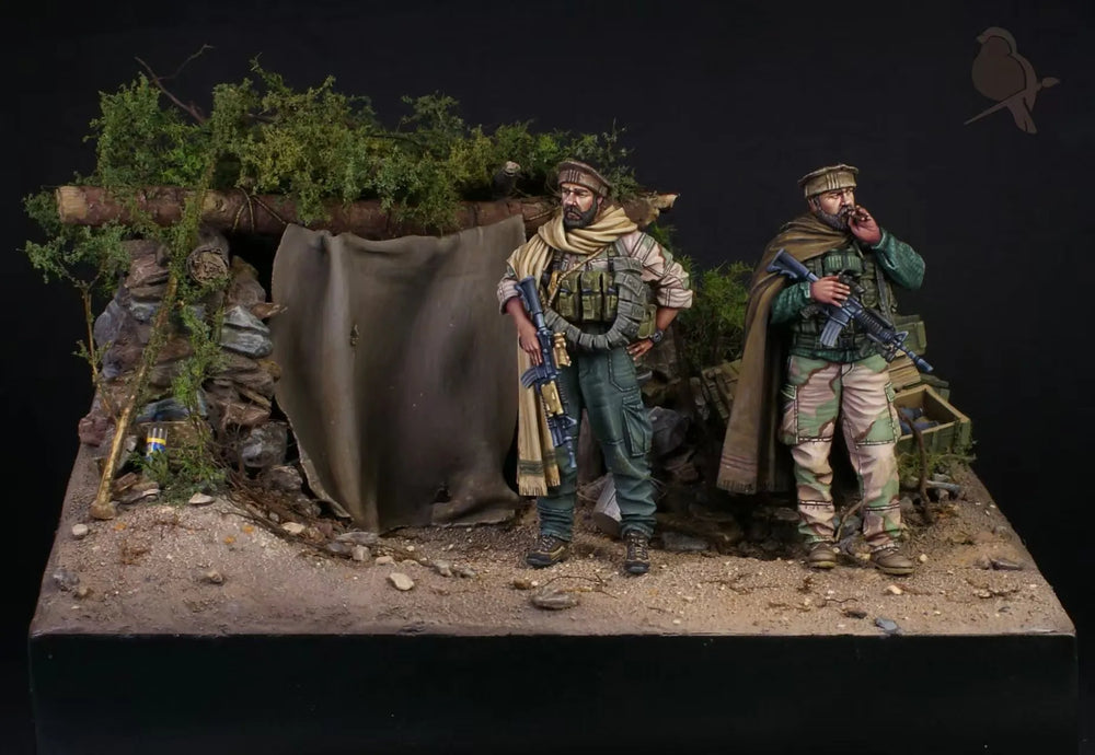 1/35 Modern US Special Forces Afghanistan 2001, 6 Figures, Resin Model Figure Kit, Unassembled and Unpainted