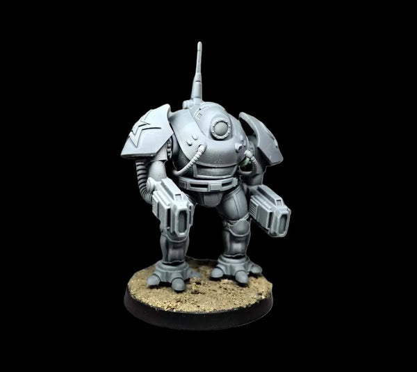 1/48 Armored Infantry Trooper, Resin Model Figure Kit, Sci-Fi Theme, Unassembled and Unpainted