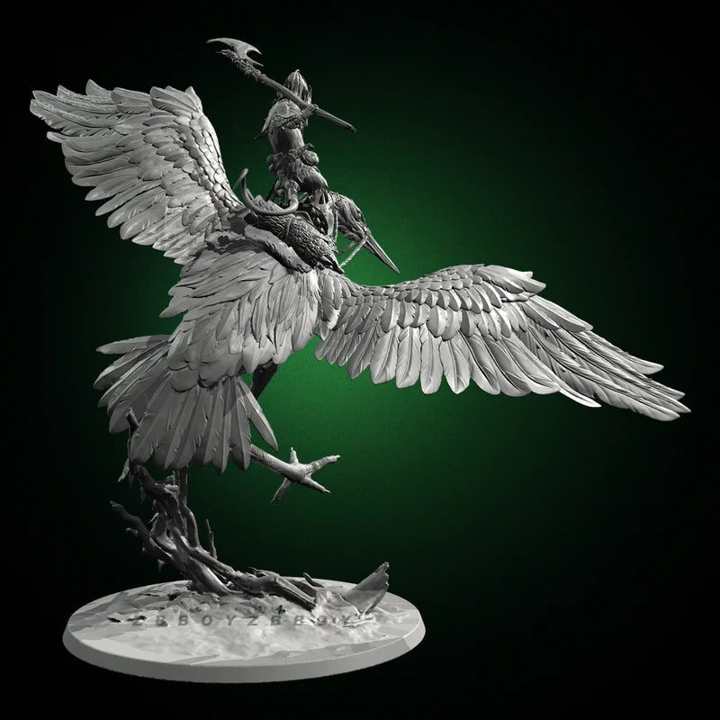 110mm Female Paladin, Resin Model Figure Kit, Fantasy Theme, Unassembled and Unpainted