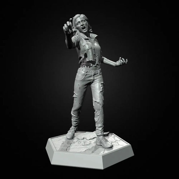 38mm Zombie Undead, 9 Figures, Resin Model Figure Kit, Fantasy Theme, Unassembled and Unpainted