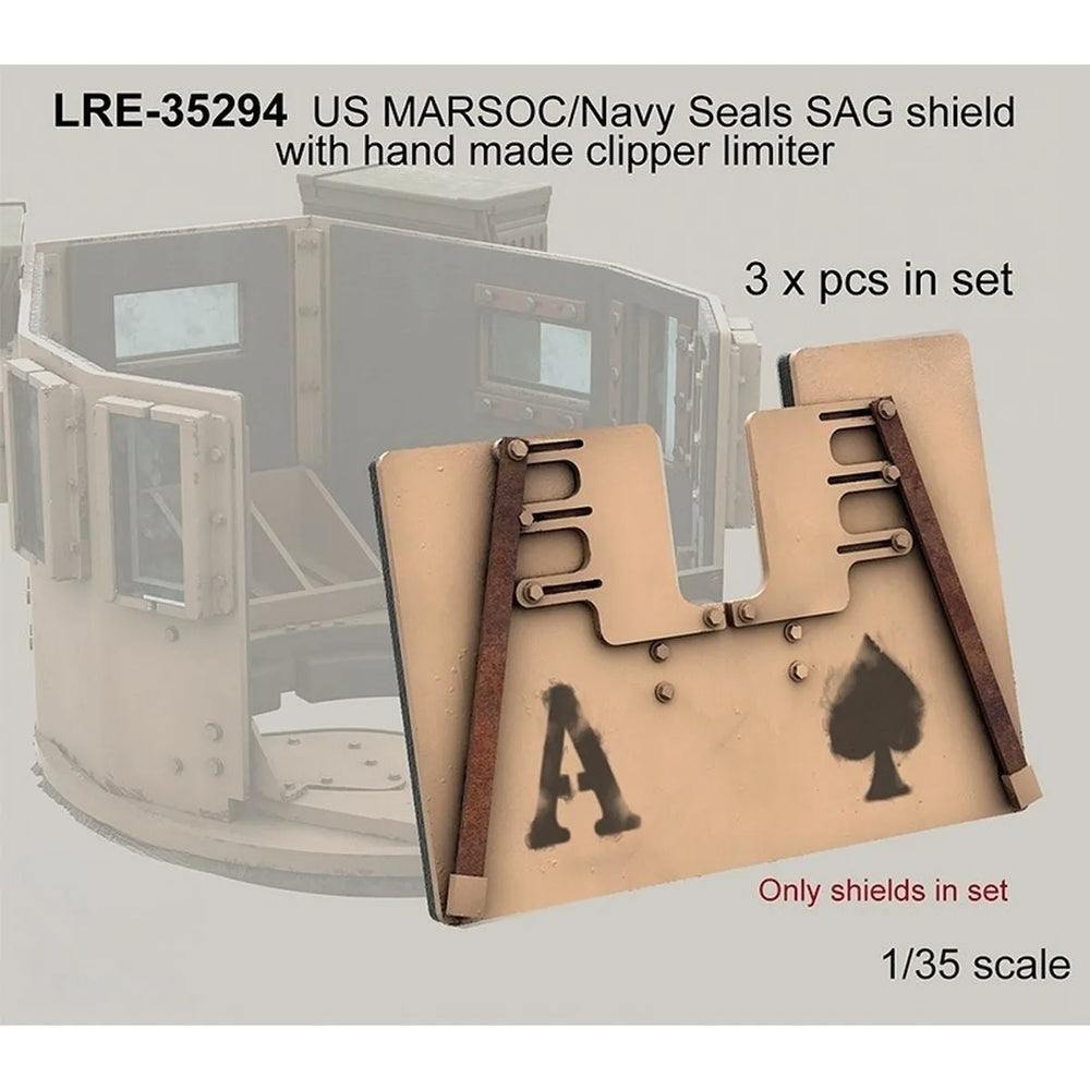 1/35 Modern US Navy SEALs Ballistic Shield, Resin Model Accessory Kit, Unpainted