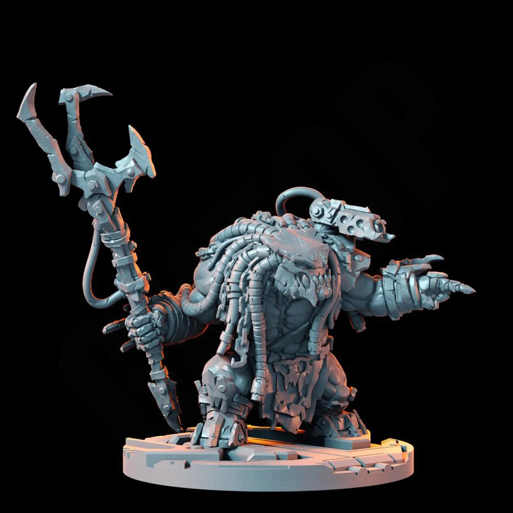 1/35 Armored Orc Brute, Resin Model Figure Kit, Fantasy Theme, Unassembled and Unpainted