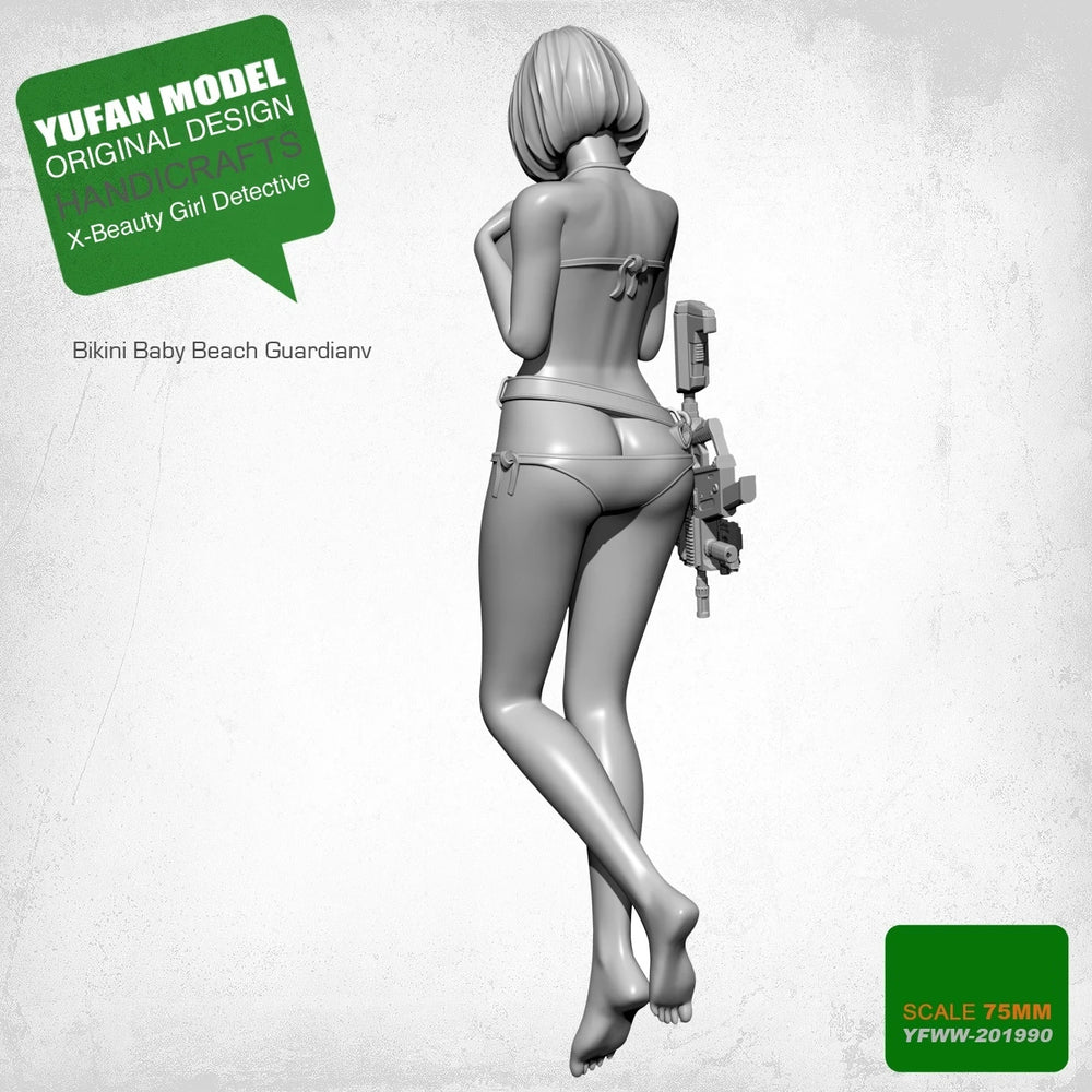 75mm Detective Series, Resin Model Figure Kit, Unassembled and Unpainted