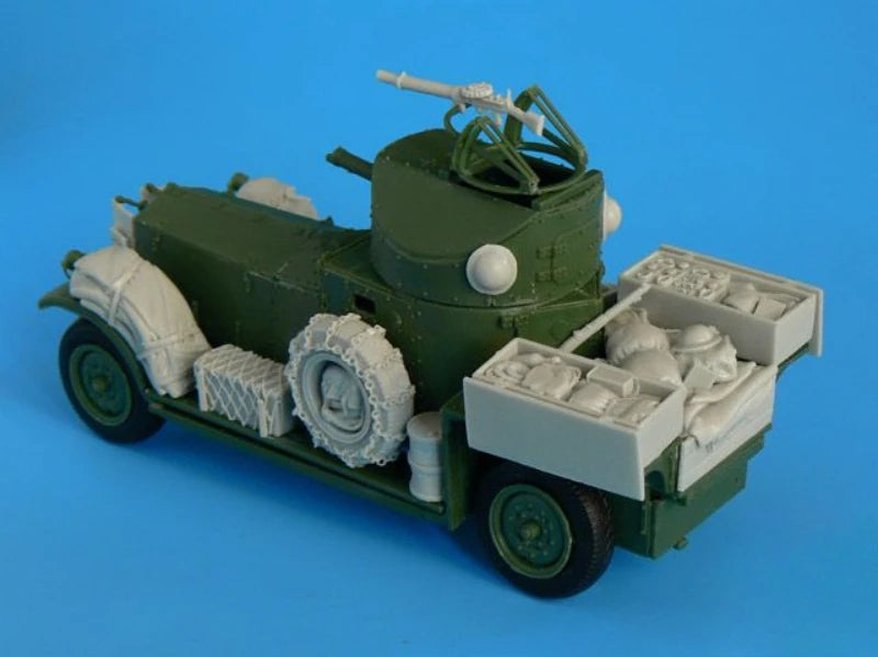 1/35 WWI Armored Truck, Resin Model Vehicle Kit, Unassembled and Unpainted