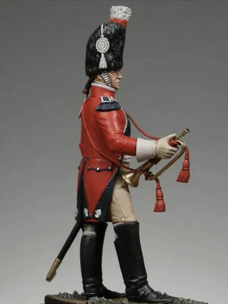1/32 Napoleonic British Officer, Resin Model Figure Kit, Unassembled and Unpainted