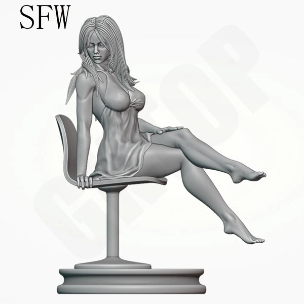 1/24 Yoshino Pretty Girl, Resin Model Figure Kit, Unassembled and Unpainted