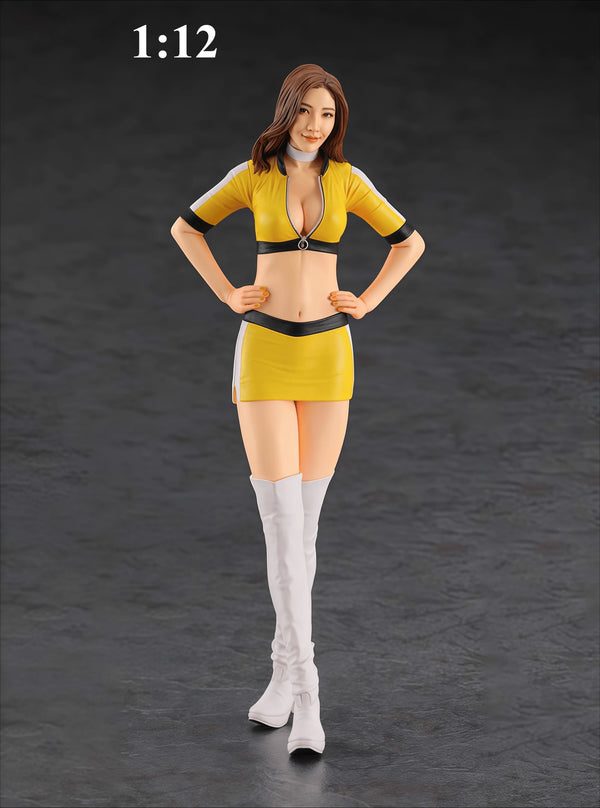 1/12 Modern Racing Girl, Resin Model Figure Kit, Unassembled and Unpainted