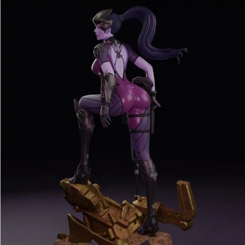 1/24 Modern Fantasy Female Sniper, Resin Model Figure Kit, Unassembled and Unpainted