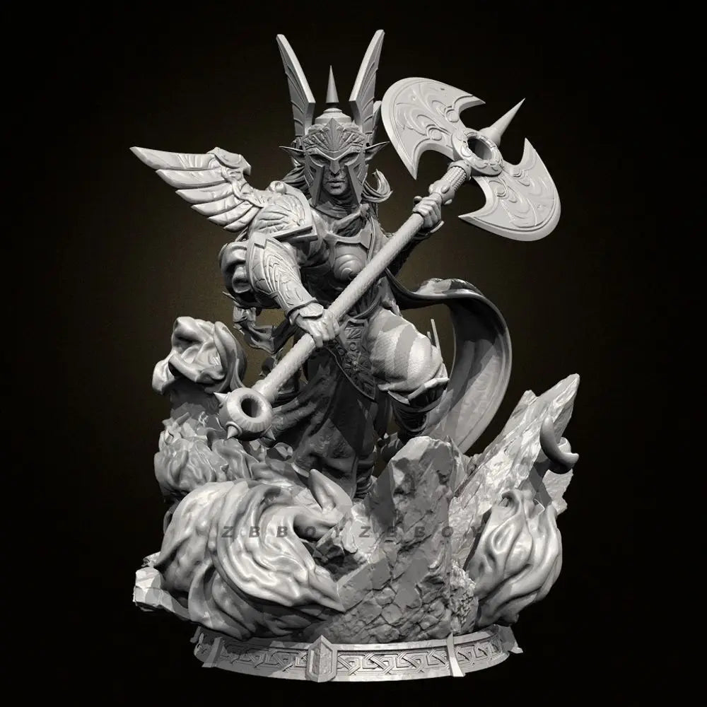 50mm Celestial General, Resin Model Figure Kit, Fantasy Theme, Unassembled and Unpainted