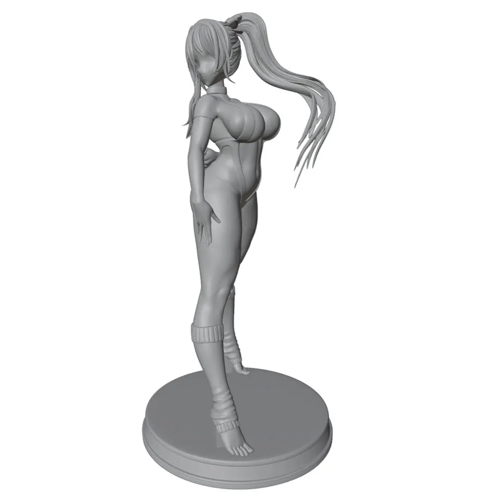 1/24 Sexy Anime Girl, Resin Model Figure Kit, Unassembled and Unpainted