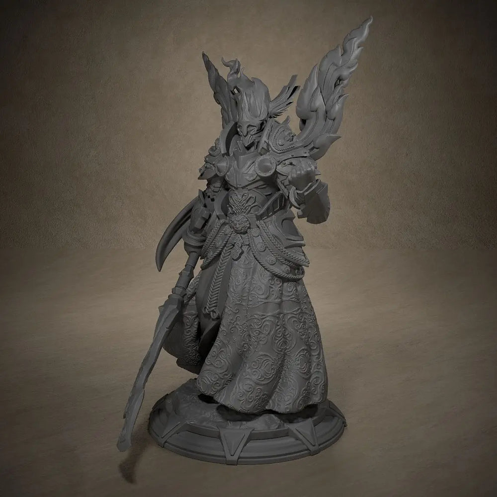 80mm Dark Fantasy Demon, Resin Model Figure Kit, Fantasy Theme, Unassembled and Unpainted