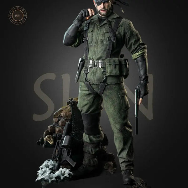Modern Russian Sergeant with Rifle, Resin Model Figure Kit, Unassembled and Unpainted