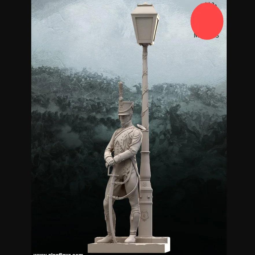 1/24 Modern Civilian with Base, Resin Model Figure Kit, Unassembled and Unpainted