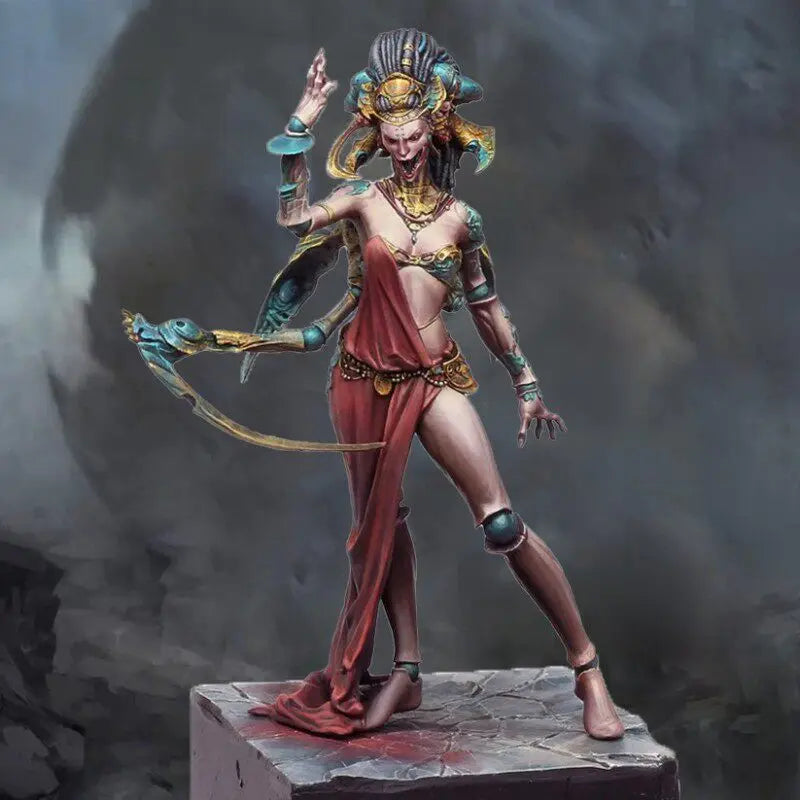 Void Queen Fantasy Warrior, Resin Model Figure Kit, Fantasy Theme, Unassembled and Unpainted