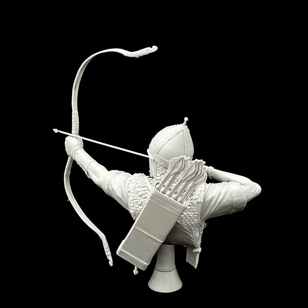 1/10 Ancient Roman Auxiliary Archer, Resin Model Bust Kit, Unassembled and Unpainted