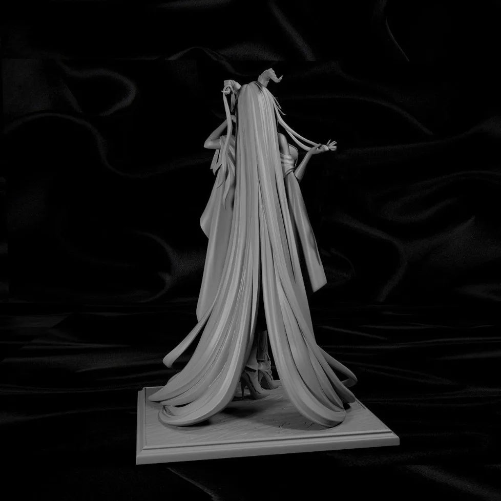 80mm Female Elf Warrior, Resin Model Figure Kit, Fantasy Theme, Unassembled and Unpainted