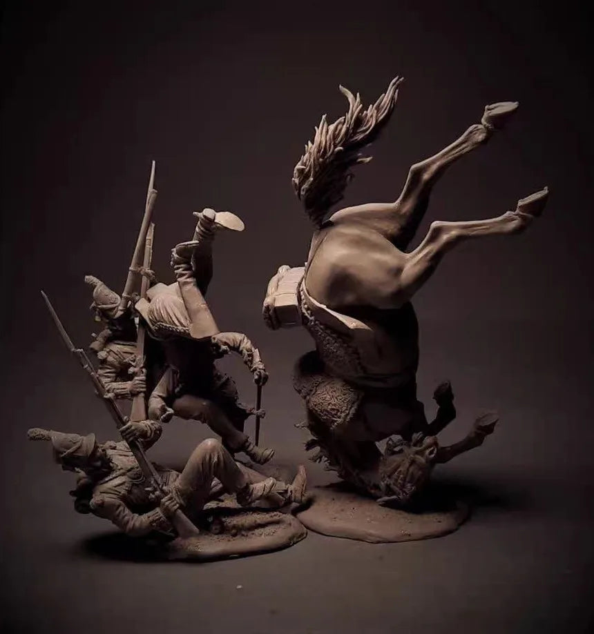 1/32 Demon/Creature, 2 Figures, Resin Model Figure Kit, Fantasy Theme, Unassembled and Unpainted