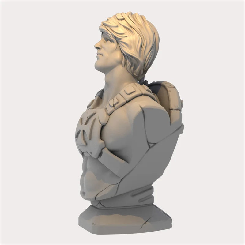 1/10 He-Man, 3 Figures, Resin Model Bust Kit, Fantasy Theme, Unassembled and Unpainted