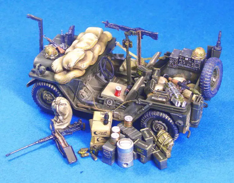 1/35 Cold War M151 MUTT Utility Vehicle, Resin Model Vehicle Kit, Unassembled and Unpainted