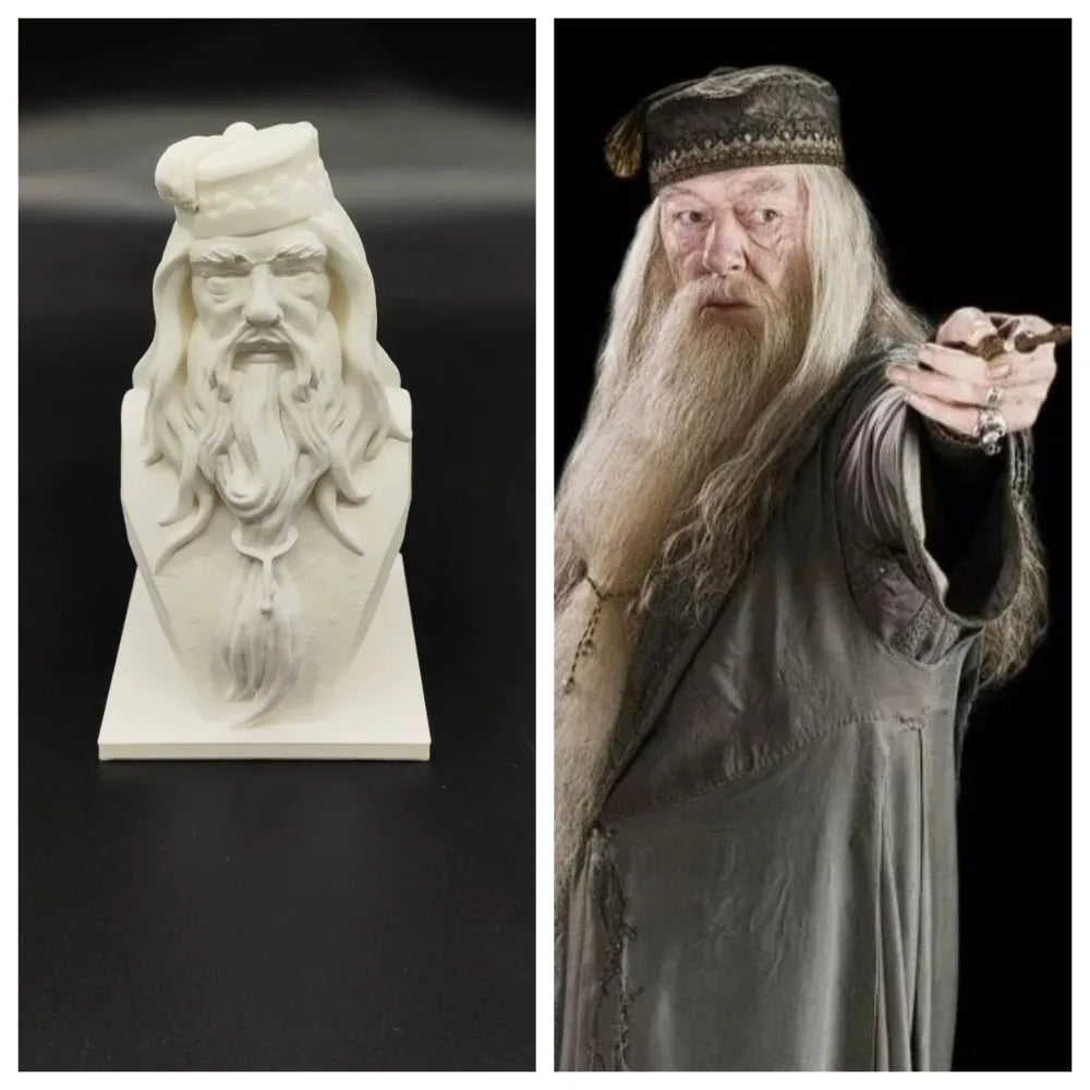 150mm Albus the White Wizard, Resin Model Bust Kit, Fantasy Theme, Unassembled and Unpainted