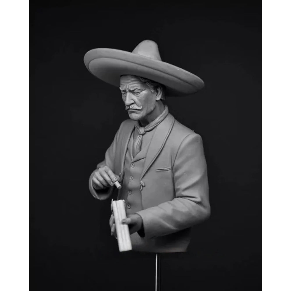 1/10 Western Vaquero, Resin Model Bust Kit, Historical Theme, Unassembled and Unpainted