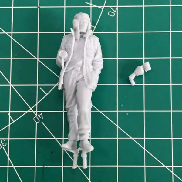 1/35 Modern Tactical Soldier in Head Wrap, Resin Model Figure Kit, Unassembled and Unpainted