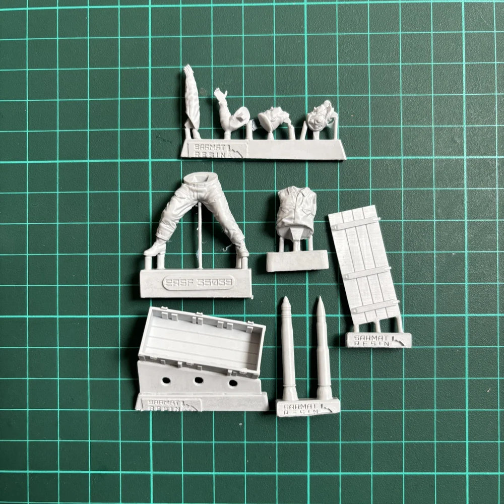 1/35 Cold War Soviet Marine Corps, Resin Model Figure Kit, Unassembled and Unpainted